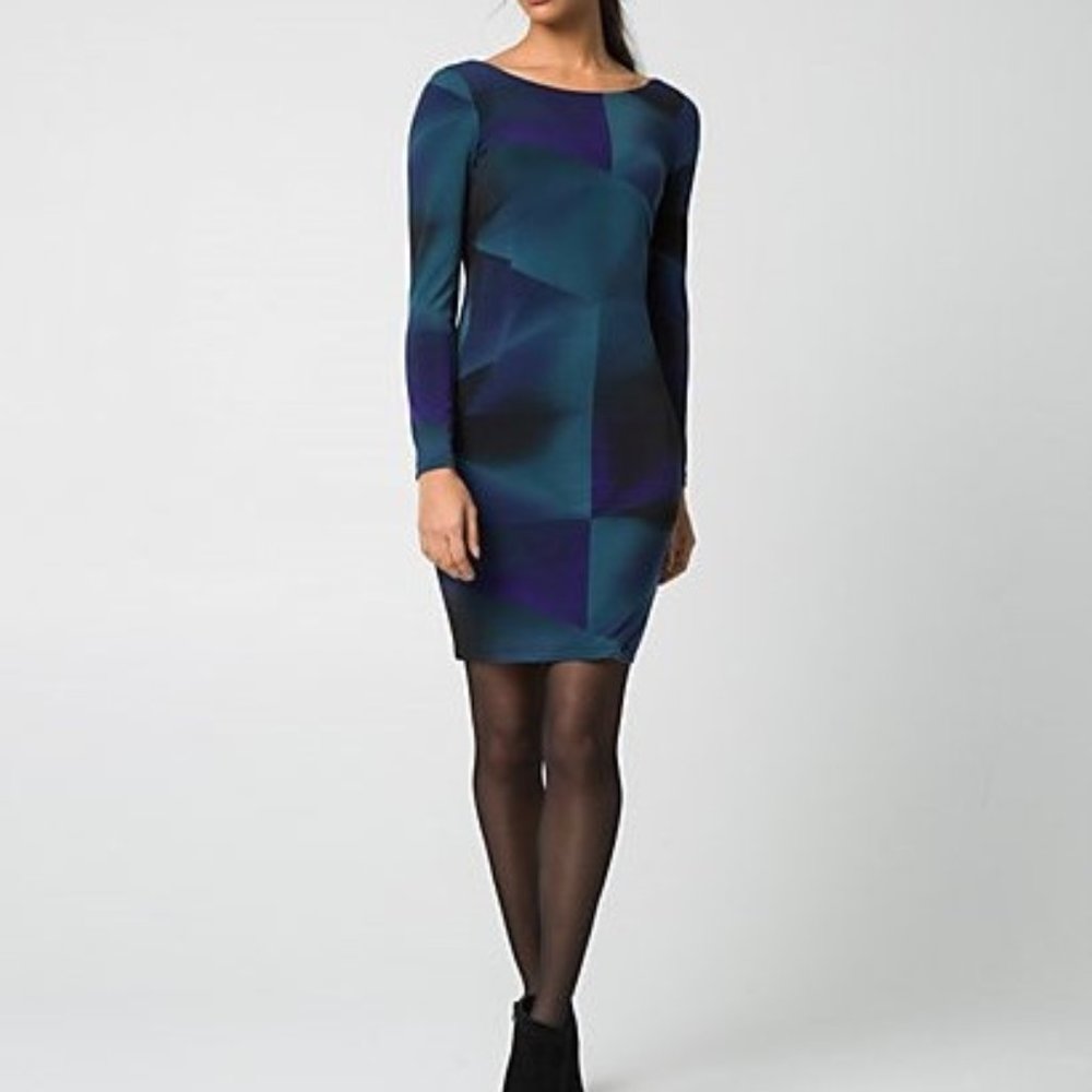 New with tags  Le Chateau  blue cocktail dress .MADE IN CANADA